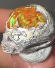 Mexican Fire Opal Carved Into Hauntingly Beautiful Skull