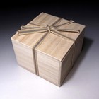  xu24 Japanese High-class Kiri Wooden Box For Tea Bowl  Shiozan  5 9   Brand-new