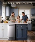 15   Under Counter Nugget Ice Maker Machine Freestanding 66lbs day Self-cleaning