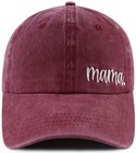 Mama Hat For Women  Funny Adjustable Cotton Embroidered Mom Gifts Baseball Cap