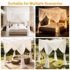 4 Corners Mosquito Net For Bed  Canopy Bed Curtains For Full Queen King Size