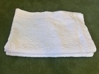 The Company Store White Matelass   King Pillow Shams 20    X 36    Pair  2 