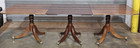 Kittinger Williamsburg Mahogany Three Part Pedestal Dining Room Table Wa 1043