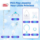 Princess Dress Up For Girls 3-10 - Dress Up Clothes For Kids Pretend Play  Light