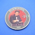 Foxwoods Casino Paul Anka Vintage 1995  10 Casino Chip