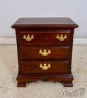 F69596  Pair Sumter 3 Drawer Cherry Nightstands