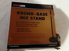 Proline Ms235bk Round Base Microphone Stand  Black