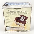 Eddie Bauer Shopping Cart   High Chair Cover - Blue Cross Pattern - Brand New