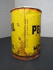 Vintage Pennzoil Tough Film Motor Oil Quart Metal Tin Advertising Sign Gas Empty