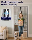 Magnetic Screen Door Heavy Duty Hands-free Mesh Curtain Anti Mosquito Bugs Fly