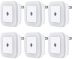 6 Pack Led Night Light Plug-in Dusk To Dawn Sensor Lamp For Bedroom Us Stock