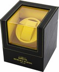New Invicta 1-slot Automatic Watch Winder Black-yellow Box display Case Ipm546