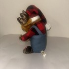 Vtg Dan Dee Animated Sings    grandma Got Run Over By A Reindeer   plush Moose Banjo