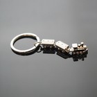 Silver Metal 3d Car Locomotive Train Engine   Cars Keyring Keychain Key Chain 