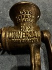 Vintage Universal No 2 Food Meat Grinder Hand Crank Table Mount Made In Usa Lf c