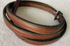 New Top Grain Medium Oil Leather Replacement Bridle Throatlatch Strap 45 x 1 2 