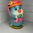 Rare Vintage Lego Winnie Walrus Chalkware Coin Bank 8   