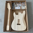 Diy Electric Guitar Kit St Style 6-strings Paulow Body And Maple Neck