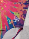 Rare Simone Biles Gk Elite Child Small Gymnastics Leotard Neon Rainbow Tiedye