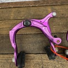 Vintage Dia-compe Bulldog Bmx Brake Caliper Set Purple Freestyle Old School