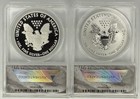 2012 S Proof   Reverse Proof Silver Eagle 2-coin San Francisco Pr70 Set      