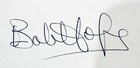 Bob Hope Letterhead And Hand Signed Autograph On Index Card