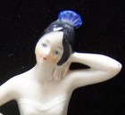 Vintage Half Or Pin Cushion Doll Art Deco Spanish Style   aap  No Us Import Fees