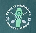 Type O Negative Vintage T-shirt Xl Casket Crew Express Yourself  Blue Grape 1995