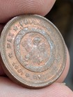 One Centavos 1907 Honduras Copper large Un  converted 10 Cent  die   