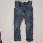 Vintage Levis Engineered Jeans Kids 12 Blue Twisted Y2k Buckle Back One Pocket