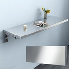 39  Folding Stainless Steel Concession Shelf For Food Trucks And Stalls