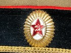 Original 1980 s Soviet Officers Visor Hat  Mint