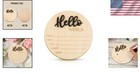 Personalized Hello World Newborn Announcement Sign - Perfect Baby Keepsake