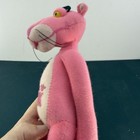 Vintage Pink Panther Plush 11  Think Pink Stuffed Animal Cartoon Toy
