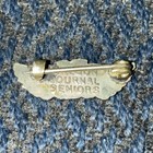 Oregon Journal Newspaper News Senior Sponsor Silver Lapel Pin 1920c Uncommon 