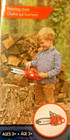 Toy Husqvarna Oem 440 X-torq E-series Chainsaw Realistic Details Ages 3  Work Em