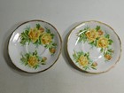 Vintage Royal Albert Tea Rose Yellow Bone China Cup And Saucer Sets - Lot Of 2