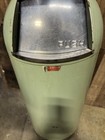 Vintage Green Lawson Torpedo Industrial Trash Garbage Can 1950s