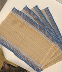 Vintage Town   Country Linens Woven Yarn Fringe Placemats - Set Of 4 