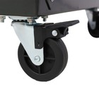  new 90 Parts Box Shelf Storage Organizer W locking Wheels For Shops garages And