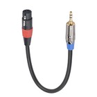 3 5mm Trs Male To 3pin Xlr Female Cable Microphone Mic Audio Adapter Cable