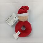 Koala Baby Santa Christmas Baby Rattle Kids Infant Toy Holiday Plush 6 Inch