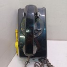 Vintage 1950s Western Electric Black Rotary Dial Wall Telephone Bell System  554