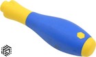 Wiha Softfinish Interchangeable Screwdriver Handle - Blue   Yellow - Used