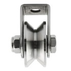 V Cable Rollers Steel Pulley Wire Rope Cable Pulley Wheel Pulleys For Rope