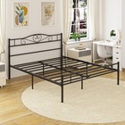 Twin Full Queen Size Metal Bed Frame Heavy Duty Steel Platform With Headboard