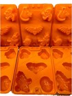 Jello Jigglers Mold Halloween Shots Shooters Spider Bat Ghost Skull Pumpkin X 6