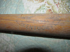 Vintage Louisville Kentucky Hillerich   Bradsby Wood Baseball Bat 35   Usa