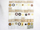 Boxed Set Of 24 Antique  Microscope  Slides By Norman