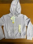 Cat   Jack   Girls French Terry Zip-up Hoodie Sweatshirt Size S 6 7 Lavender